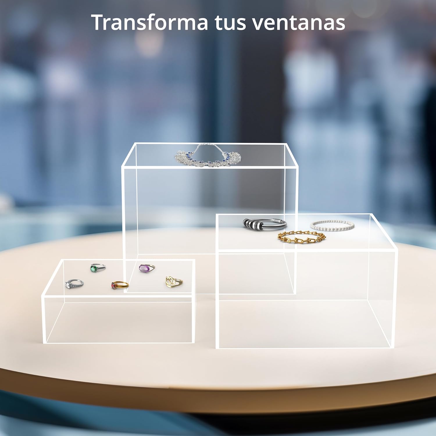 Cajas Acrílicas Expositoras 3Pz. Cajas Acrílicas Expositoras 3Pz.